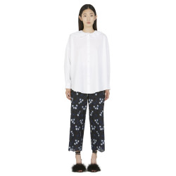 SHIRT WITH ASYMMETRICAL COLLAR