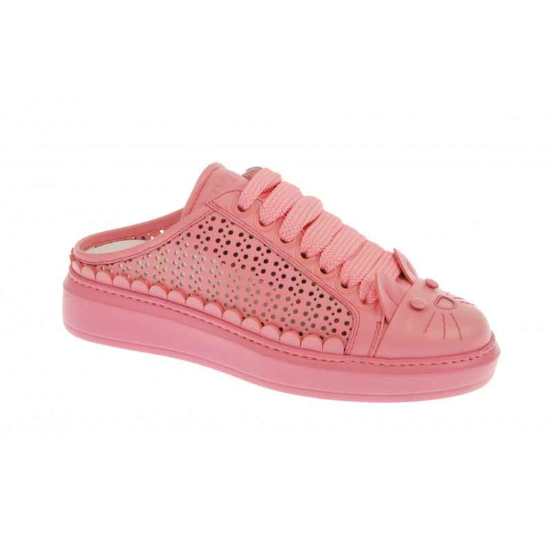 OPENWORK LEATHER CAT MULE SNEAKERS