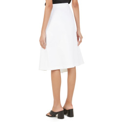CANVAS PLEATED SKIRT