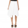 CANVAS PLEATED SKIRT