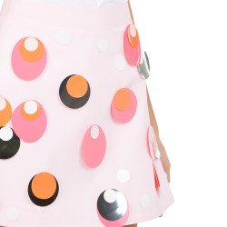 MINI GONNA CON MAXI PAILLETTES