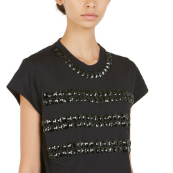 T-SHIRT CON MAXI PIETRE