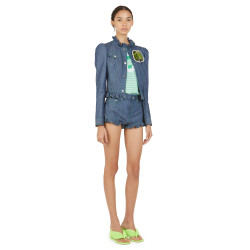 MINI SHORTS CHAMBRAY