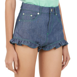 MINI SHORTS CHAMBRAY
