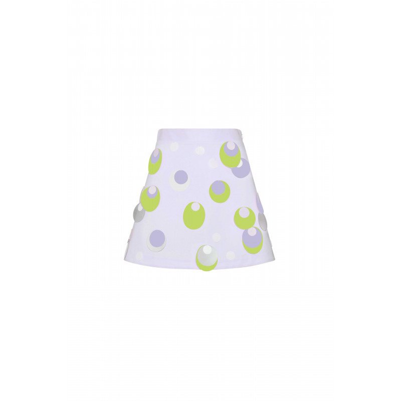 MINI GONNA CON MAXI PAILLETTES