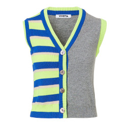 GILET A COSTE RIGATE
