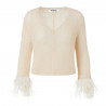 MAGLIA MOHAIR CON PIUME