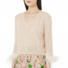 MAGLIA MOHAIR CON PIUME