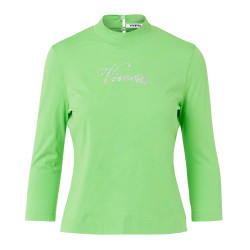 T-SHIRT LOGO STRASS