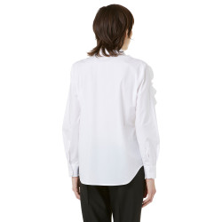 SHIRT WITH ROSE ROUCHES
