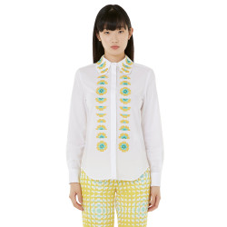 CAMICIA RICAMO FIORE