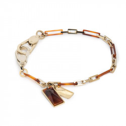 Portachiavi piastrine gold