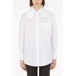 CAMICIA CON COLLO INTAGLIATO